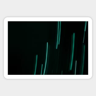 Teal turquoise blurred lights Sticker